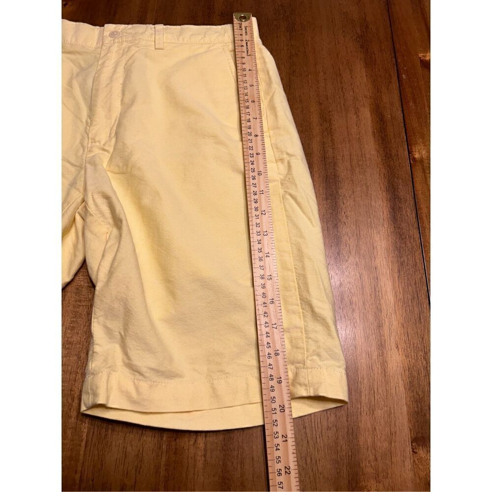 Ralph Lauren Polo Shorts Mens 31 Yellow Flat Front Chino Golf Preston - Picture 7 of 10